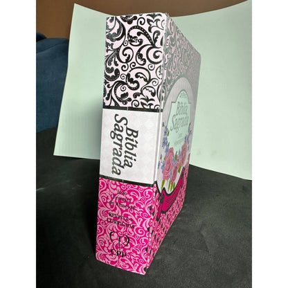 Bíblia ARC | LT Gig | PPM | Full Color | Harpa e Corinhos - Laminada Luxo Pink