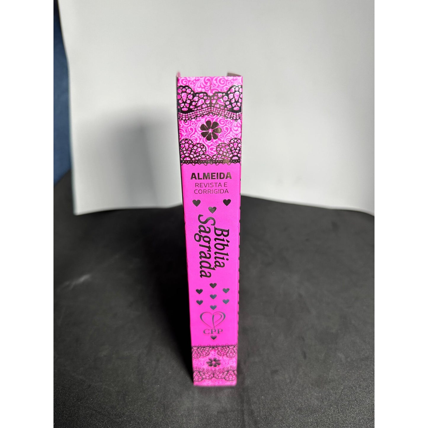 Bíblia ARC | LT Hipergigante | PPM | Full Color | Harpa e Corinhos - Laminada Pink