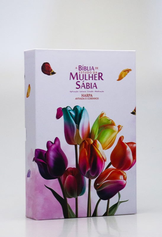 Bíblia da Mulher Sábia | Edição Especial Mulheres da Bíblia | Tulipas Aquarela