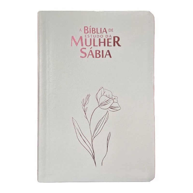 Bíblia da Mulher Sábia | Full Color | c/ Harpa e Corinhos | Magnólia Branca