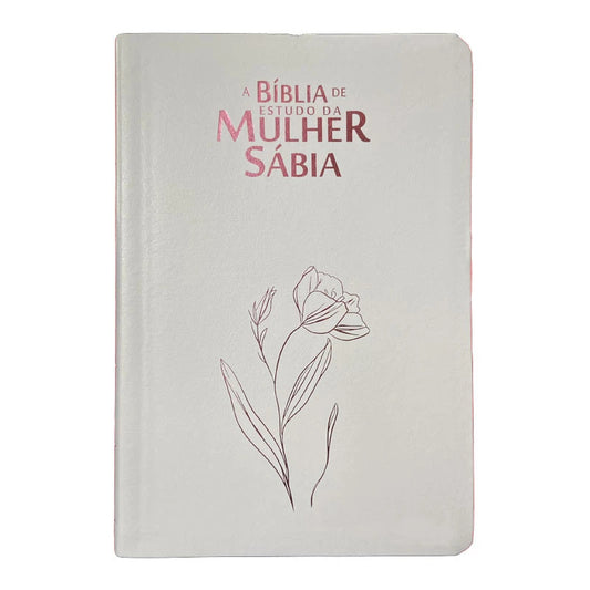Bíblia da Mulher Sábia | Full Color | c/ Harpa e Corinhos | Magnólia Branca