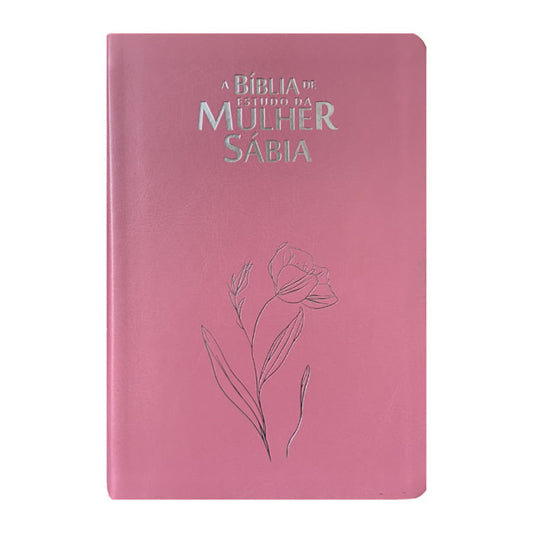 Bíblia da mulher sábia | ARC | FULL COLOR - Harpa e Corinhos - MAGNÓLIA ROSA