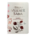 Bíblia da mulher sábia FULL COLOR - Harpa e Corinhos - TULIPA BRANCA