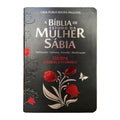 Bíblia da mulher sábia FULL COLOR - Harpa e Corinhos - TULIPA PRETA