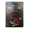 Bíblia da mulher sábia FULL COLOR - Harpa e Corinhos - TULIPA PRETA