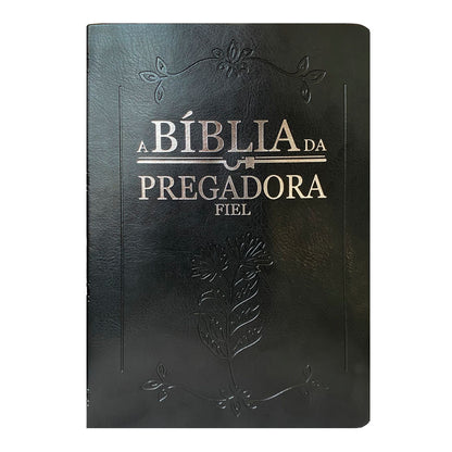 Bíblia da Pregadora | FULL COLOR | PU Nobre Luxo | PRETA