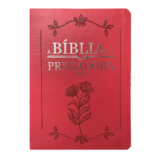 Bíblia da Pregadora | FULL COLOR | PU Nobre Luxo | VERMELHA