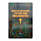 Bíblia de Aplicação e Estudo Para Adolescentes | Capa Dura | Capa Tetris