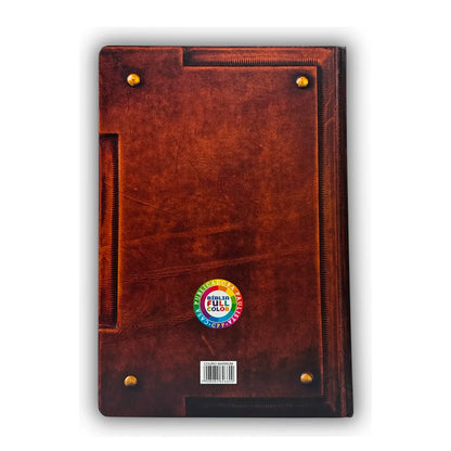 Bíblia De Estudo King James | KJA 1611 | PPM | Full Color | Capa Dura | Couro Marrom