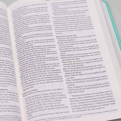 Bíblia de Estudo | NVT | Letra Normal | Capa Sintética | Na Jornada com Cristo | Verde