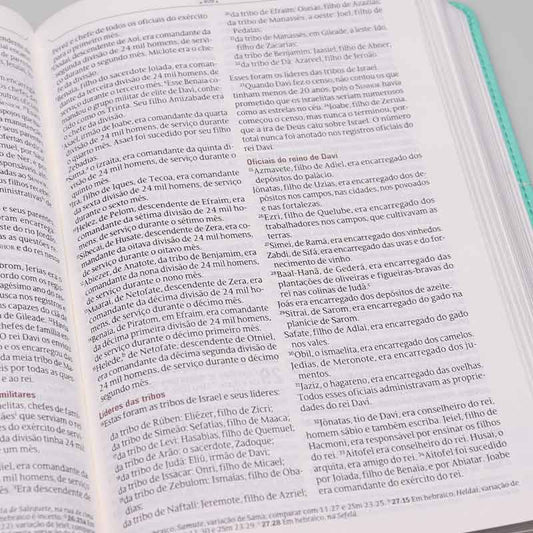 Bíblia de Estudo | NVT | Letra Normal | Capa Sintética | Na Jornada com Cristo | Verde