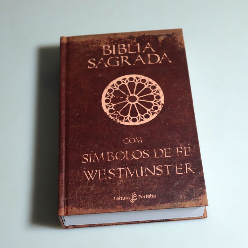 Bíblia de Estudo | Símbolos de Fé Westminster | NVI | Capa Dura Retrô