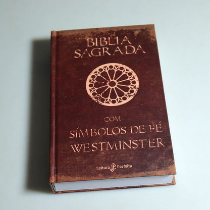 Bíblia de Estudo | Símbolos de Fé Westminster | NVI | Capa Dura Retrô