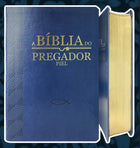 Bíblia do Pregador | FULL COLOR | PU Nobre Luxo | AZUL