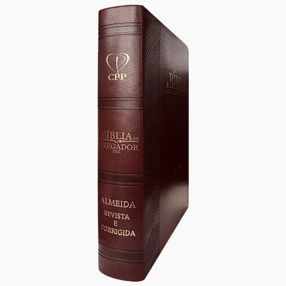 Bíblia do Pregador | FULL COLOR | PU Nobre Luxo | VINHO