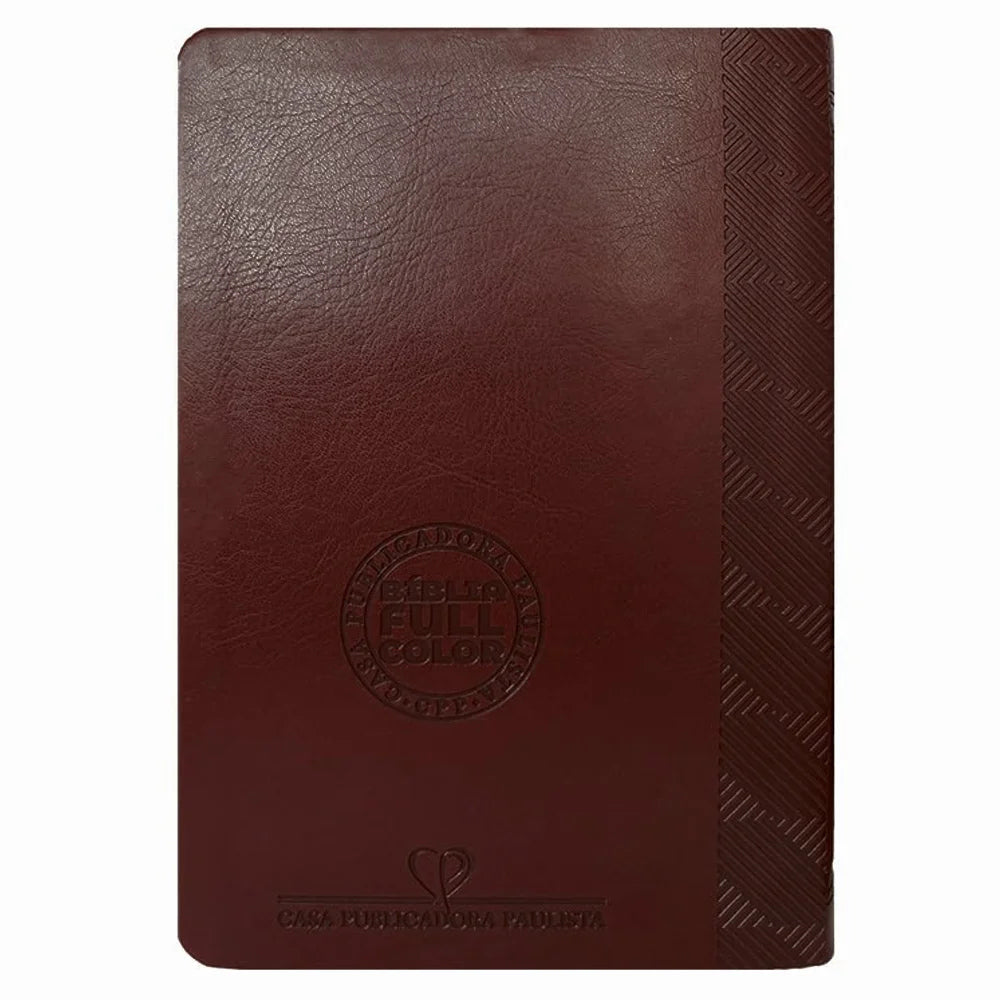 Bíblia do Pregador | FULL COLOR | PU Nobre Luxo | VINHO