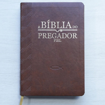 Bíblia do Pregador | FULL COLOR | PU Nobre Luxo | VINHO