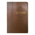 Bíblia Jumbo |ARC |  FULL COLOR - Harpa e Corinhos | CAPA PU LUXO | Arabesco Marrom