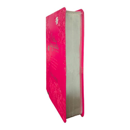 Bíblia Jumbo |ARC |  FULL COLOR - Harpa e Corinhos | CAPA PU LUXO | Jardim Pink