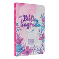 Bíblia KJA | Capa Dura | Slim |Edição Luxo| Flores Desenho