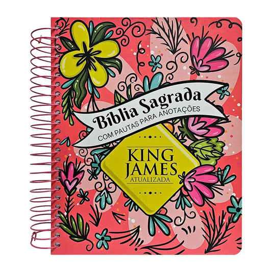 Bíblia para Anotações | KJA | Floral Alegre