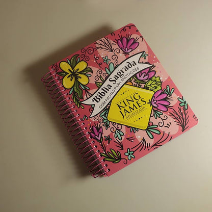 Bíblia para Anotações | KJA | Floral Alegre