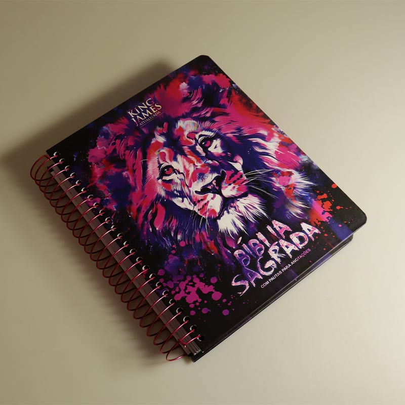 Bíblia para Anotações | KJA | Novo Leão Aquarela