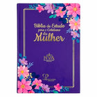 Bíblia para o Estudo da Mulher |  NVA | Capa Dura | Lilás