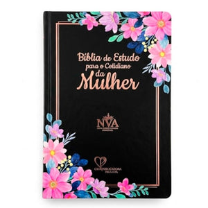 Bíblia para o Estudo da Mulher |  NVA | Capa Dura | Preta