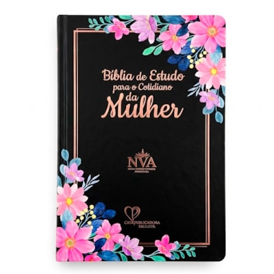 Bíblia para o Estudo da Mulher |  NVA | Capa Dura | Preta