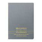 Bíblia Premium | Almeida Revista e Corrigida | Letra Hipergigante & Zíper | Full Color | Cinza