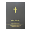 Bíblia Premium | Almeida Revista e Corrigida | Letra Hipergigante & Zíper | Full Color | Cruz Cinza