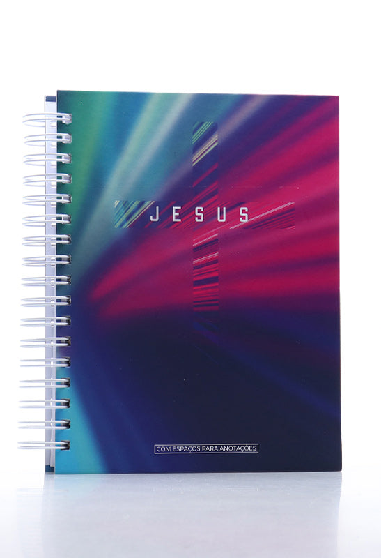 Bíblia Sagrada Anote a Palavra | RC | Harpa Avivada e Corinhos | Letra Normal | Capa Dura | Jesus Saves | Wire-o | Com Espaço Para Anotações