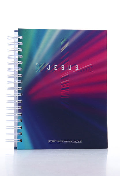 Bíblia Sagrada Anote a Palavra | RC | Harpa Avivada e Corinhos | Letra Normal | Capa Dura | Jesus Saves | Wire-o | Com Espaço Para Anotações
