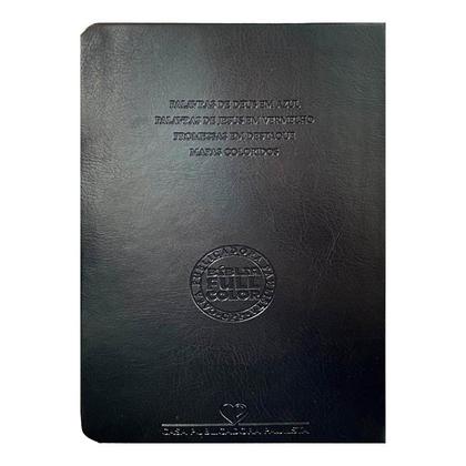 Bíblia Sagrada | Letra Hipergigante | ARC | Harpa Avivada e Corinhos | Capa PU Luxo Arabesco Preta