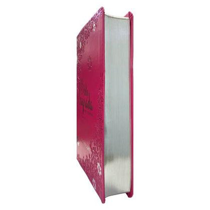 Bíblia Sagrada | Letra Hipergigante | ARC | Harpa Avivada e Corinhos | Capa PU Luxo | Floral Margarida Pink