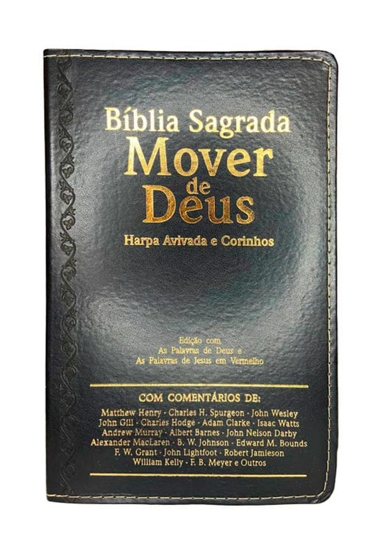 Bíblia Sagrada Mover de Deus | ARC | Letra Extragigante | Harpa e Corinhos | Preta