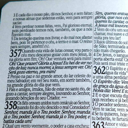 Bíblia Sagrada | RC | Letra Gigante | Harpa Avivada e Corinhos | Capa Dura | Pai, Filho e Espírito