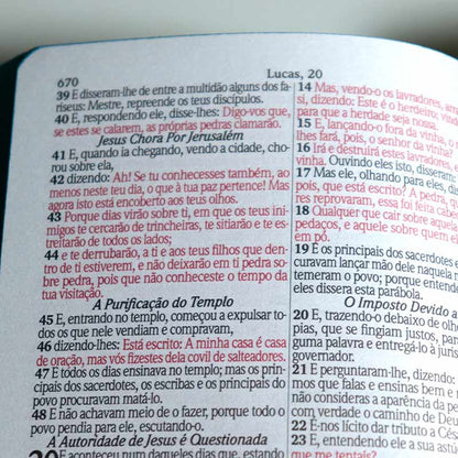 Bíblia Sagrada | RC | Letra Gigante | Harpa Avivada e Corinhos | Capa Dura | Pai, Filho e Espírito