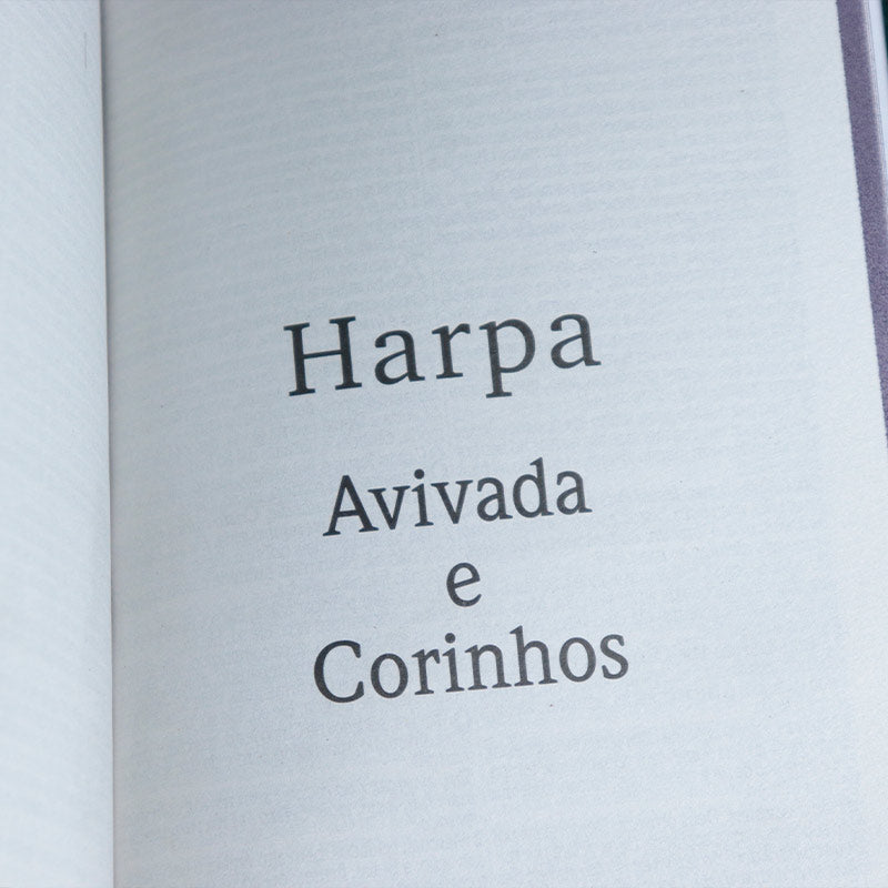 Bíblia Sagrada | Rc | Letra Gigante | Harpa Avivada E Corinhos | Capa Dura | Preto E Branco