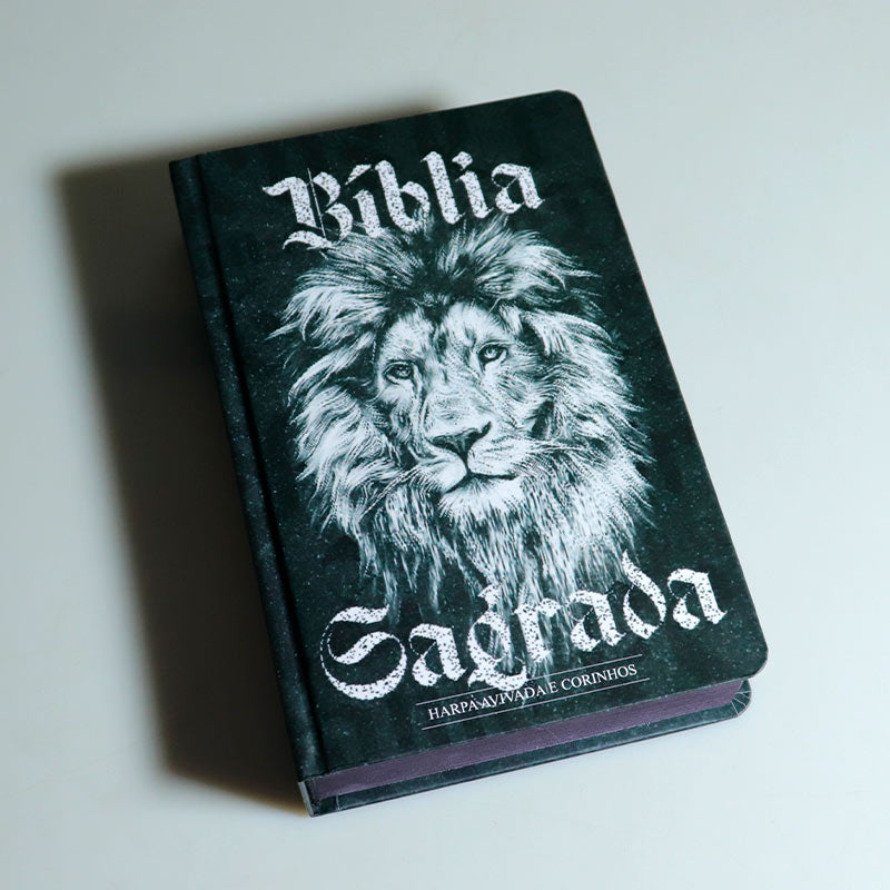 Bíblia Sagrada | Rc | Letra Gigante | Harpa Avivada E Corinhos | Capa Dura | Preto E Branco