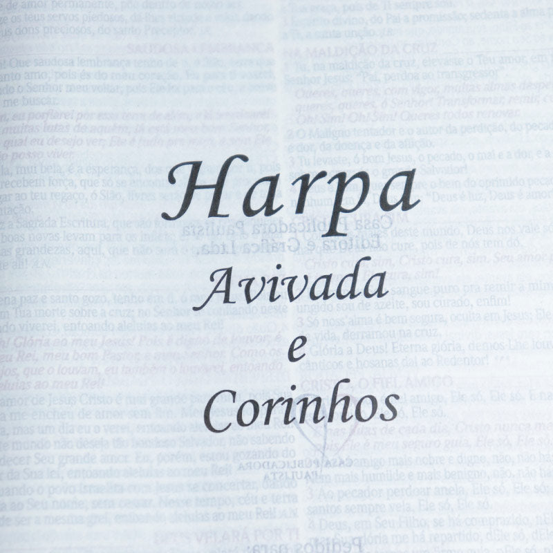 Bíblia Sagrada Slim | RC | Letra Grande | Harpa Avivada e Corinhos | Marrom e Preto