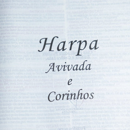 Bíblia Sagrada Slim | RC | Letra Grande | Harpa Avivada e Corinhos | Preto e Bordô