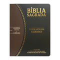 Bíblia Sagrada Slim | RC | Letra Grande | Harpa Avivada e Corinhos | Preto e Marrom