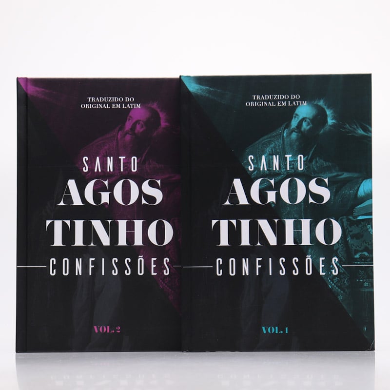 Box 2 Livros | Confissões de Santo Agostinho | Capa Dura