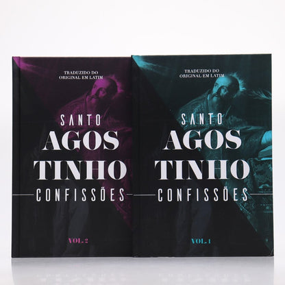 Box 2 Livros | Confissões de Santo Agostinho | Capa Dura