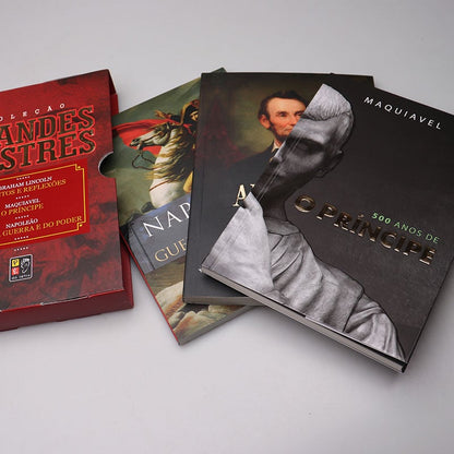 Box 3 Livros | Grandes Mestres | Pé da Letra