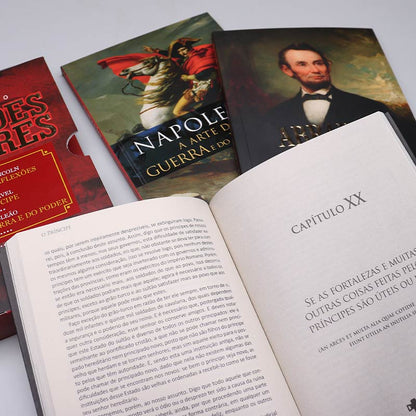 Box 3 Livros | Grandes Mestres | Pé da Letra