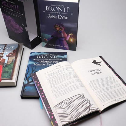 Box 4 Livros | Irmãs Brontë | Capa Dura | Edição de Colecionador | 1.624 páginas
