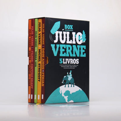 Box 5 Livros | Capa Dura | Júlio Verne